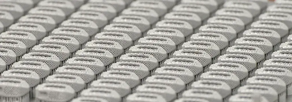 Production build of metal 3D printed spinal implants at rms