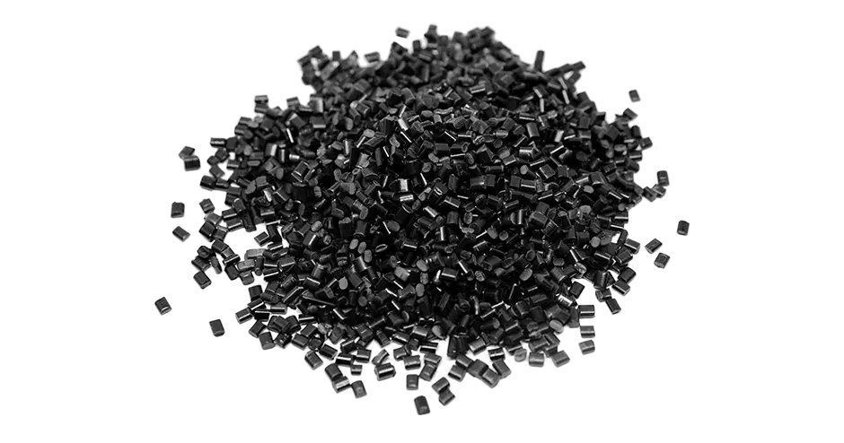 plastic black pellets