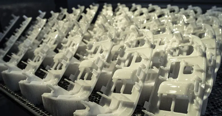 3D printed parts made from SLA technology