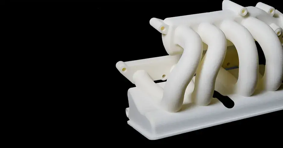 A 3D printed SLS part